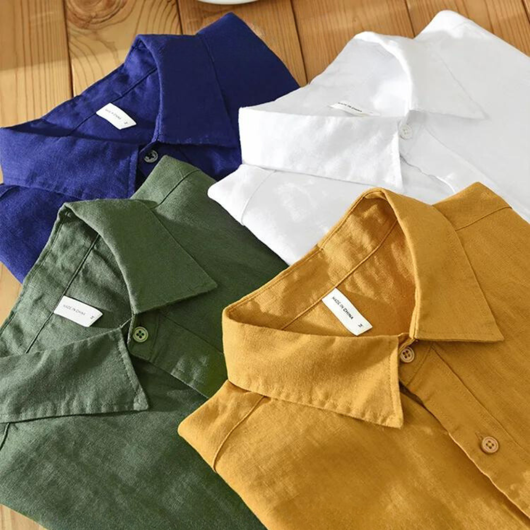 ADALBERT - KURZARMHEMD LEICHT UND LUFTIG