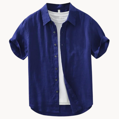 ADALBERT - KURZARMHEMD LEICHT UND LUFTIG