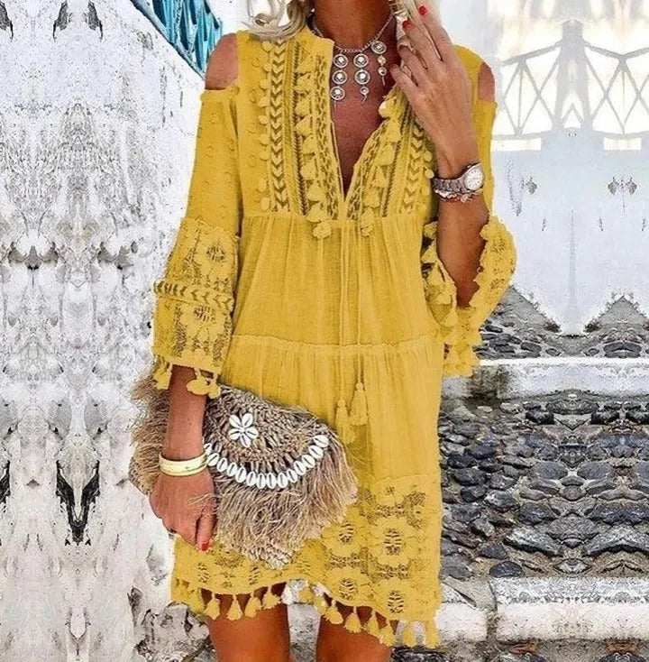 Bella | Minikleid im Boho Stil