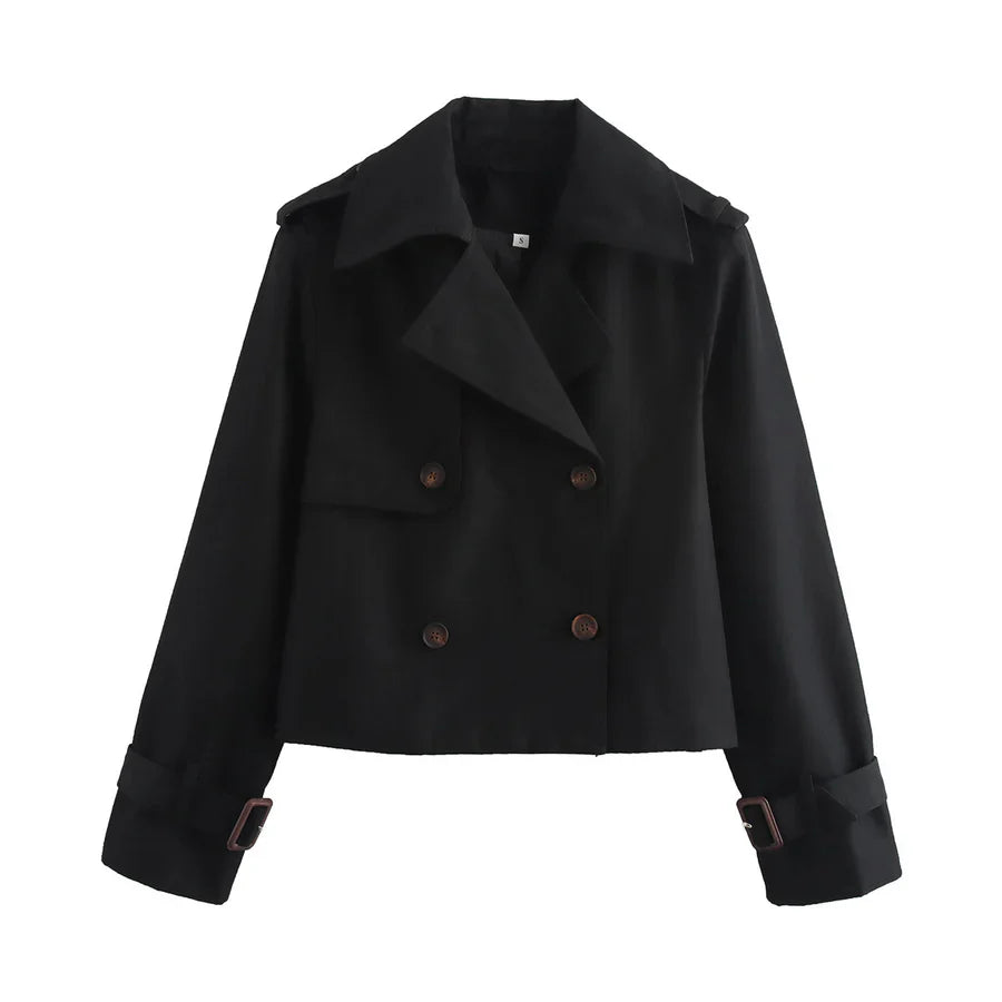 HANNELORE - KURZE TRENCH JACKE