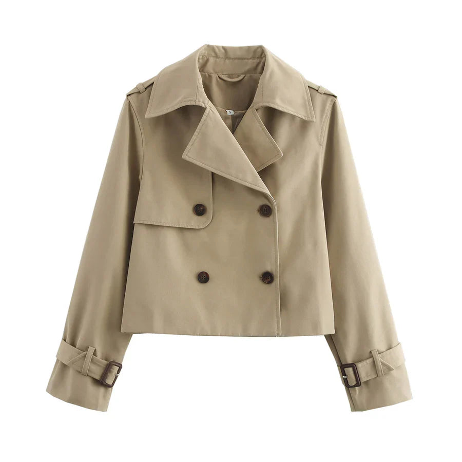 HANNELORE - KURZE TRENCH JACKE