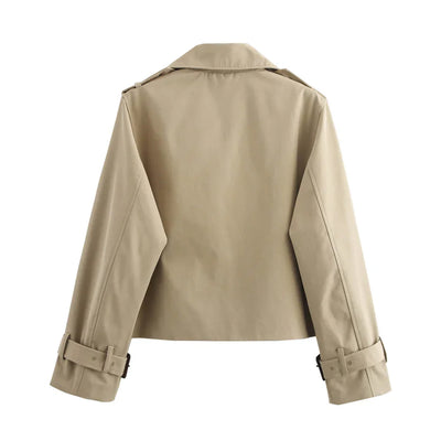 HANNELORE - KURZE TRENCH JACKE