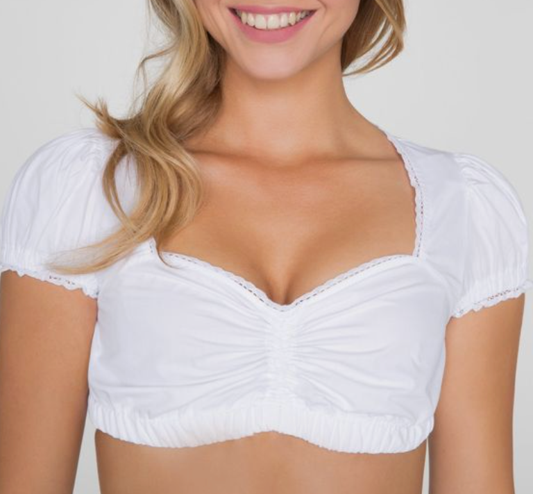 Einzigartiges Kleid mit Bluse und Schürze