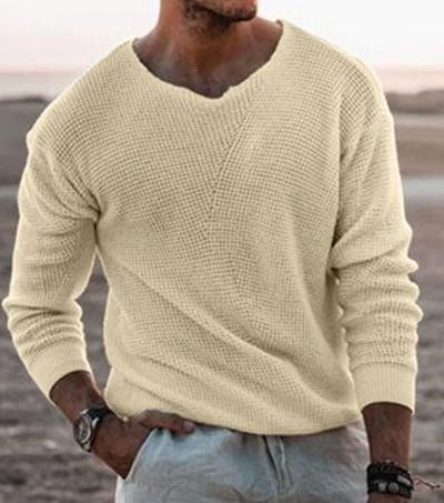 Lässiger warmer Pullover für Männer