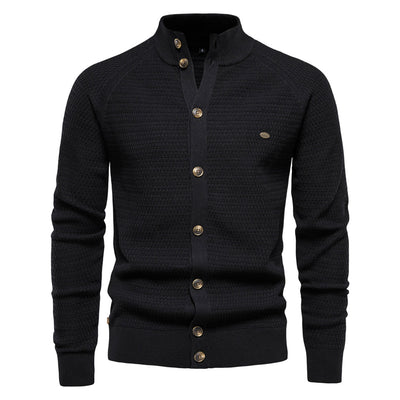 Einfache Winterstrickjacke für Männer