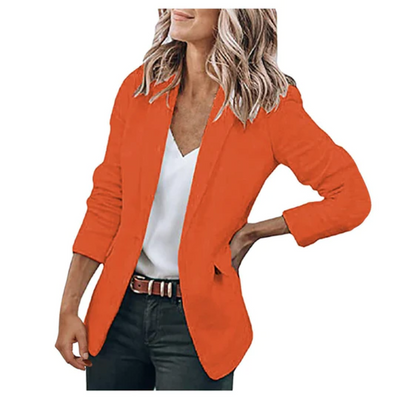 Unifarbener Blazer für Frauen