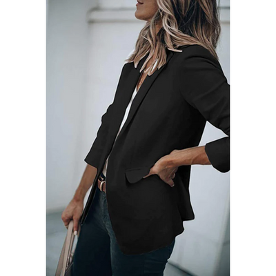 Unifarbener Blazer für Frauen