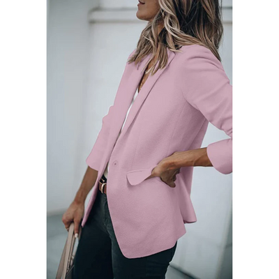 Unifarbener Blazer für Frauen