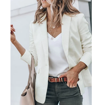 Unifarbener Blazer für Frauen