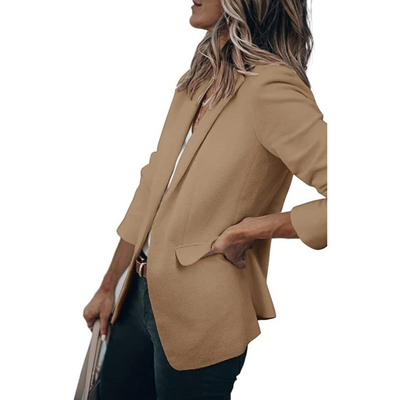 Unifarbener Blazer für Frauen
