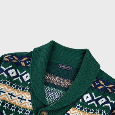 Stilvolle Strickjacke mit Knöpfen für Männer