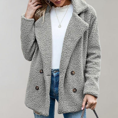 Flauschige Jacke für Frauen