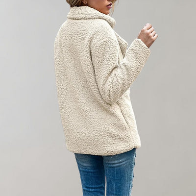 Flauschige Jacke für Frauen