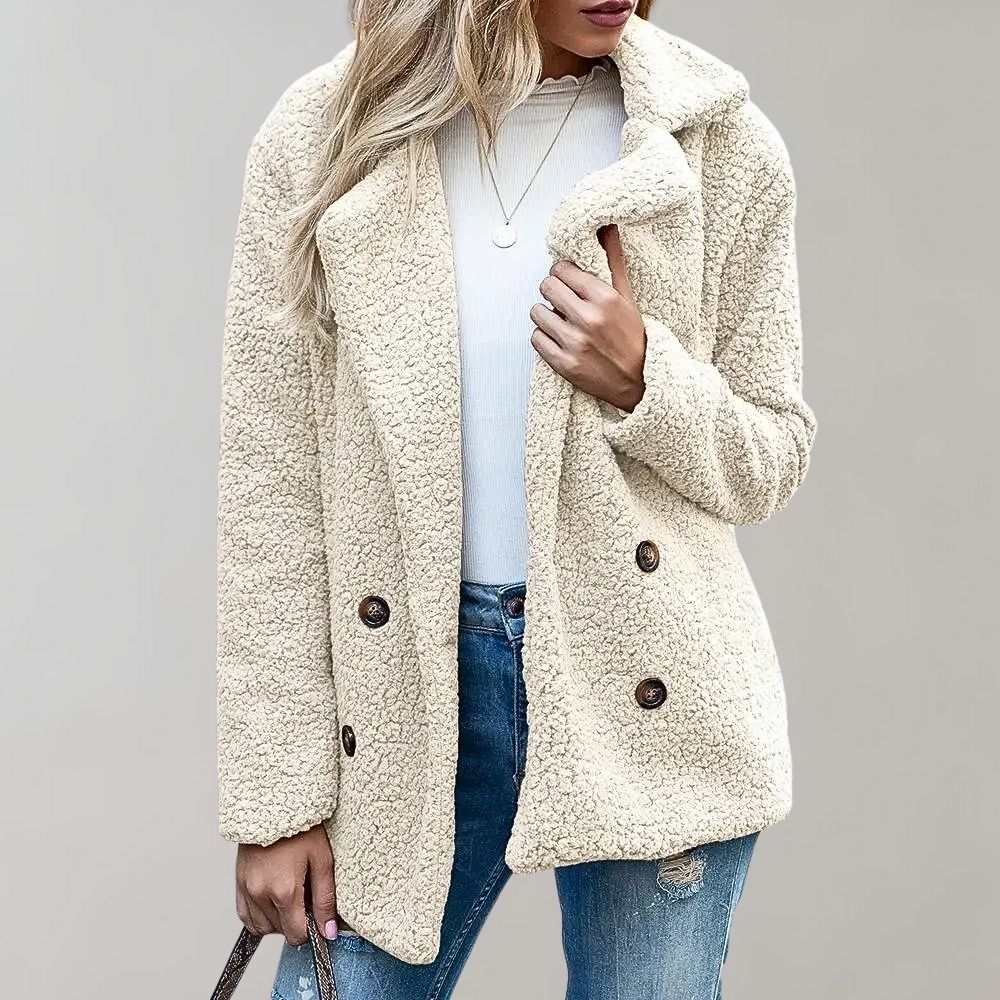 Flauschige Jacke für Frauen