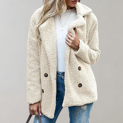 Flauschige Jacke für Frauen