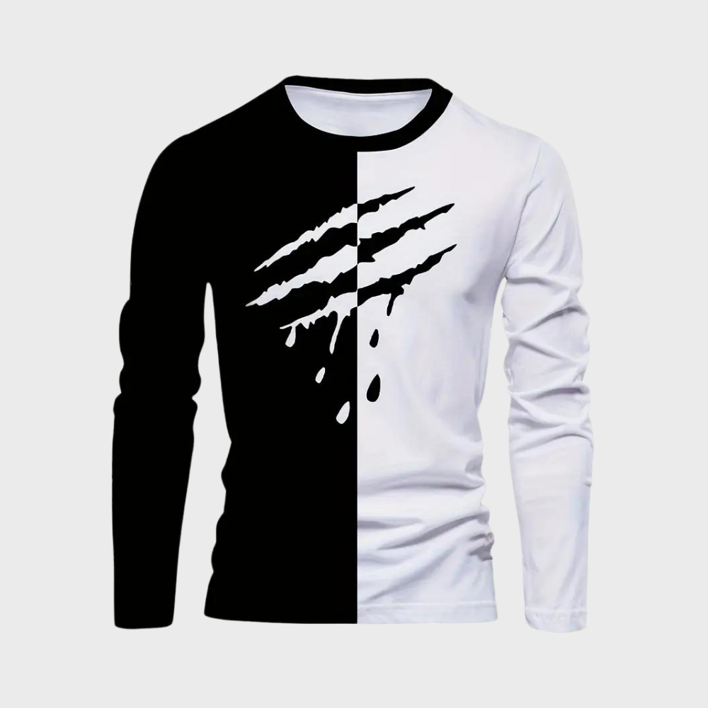 Farbblock-Trainingsanzug-Set für Männer