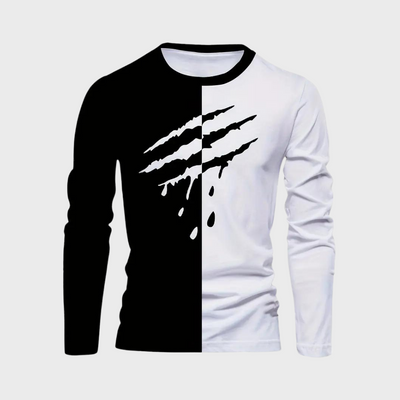 Farbblock-Trainingsanzug-Set für Männer