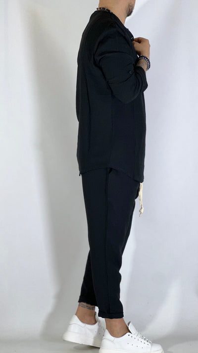 ADEMARO – HEMD UND HOSENSET IM JAPANISCHEN STIL