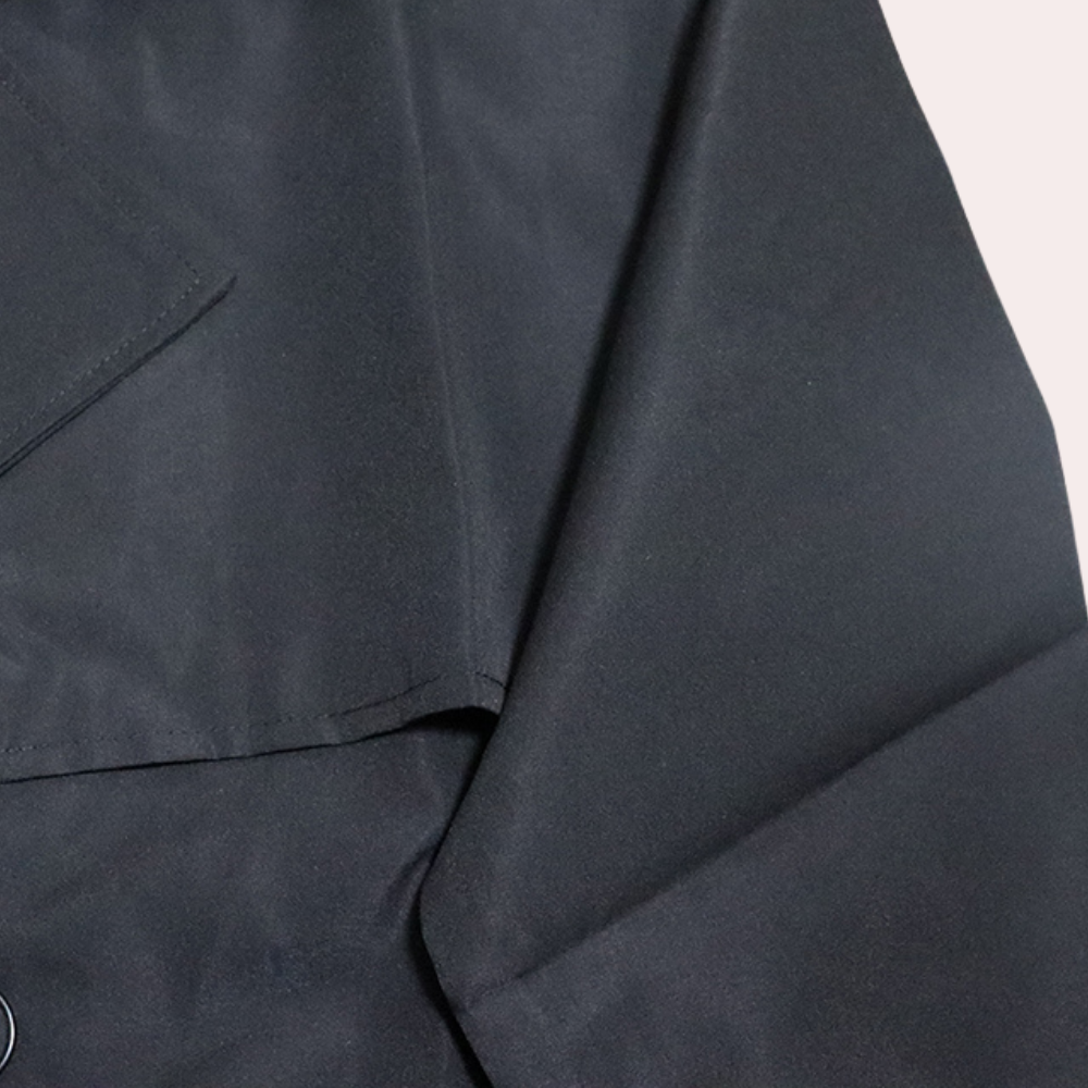 Langer Trenchcoat mit Knöpfen für Männer