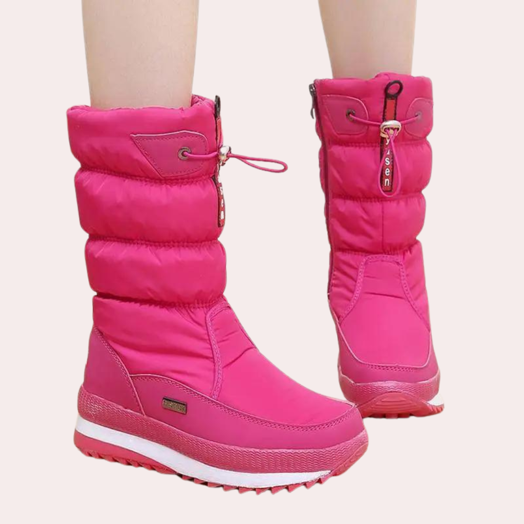 Stylische Puffer-Winterstiefel für Frauen