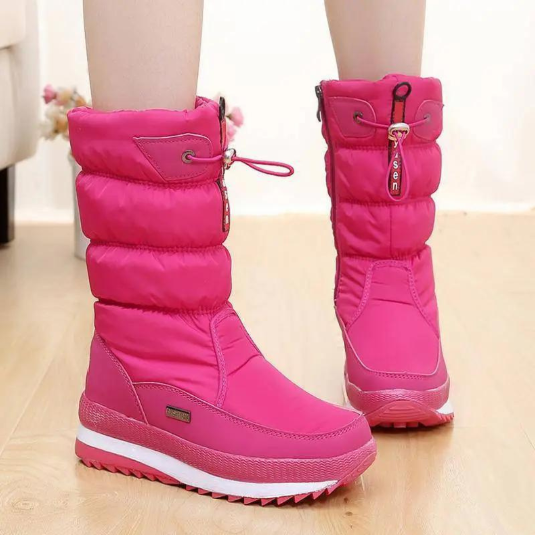Stylische Puffer-Winterstiefel für Frauen