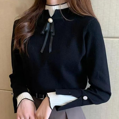 Hochgeschlossener Pullover für Frauen