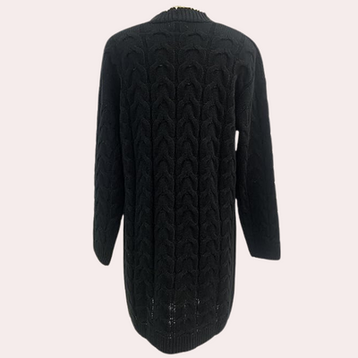 Lange Kuschelige Winter-Strickjacke für Frauen
