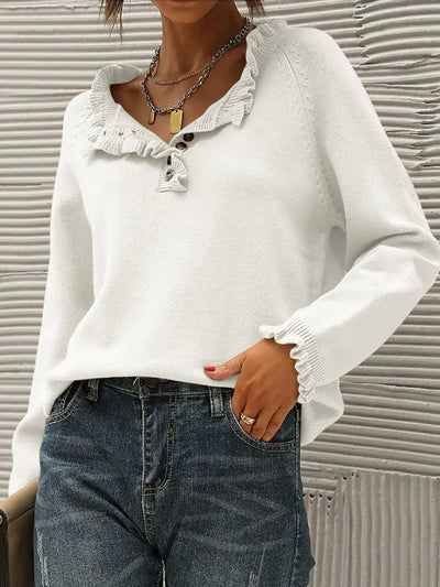 Schicker Kragen- Winter Pullover für Damen