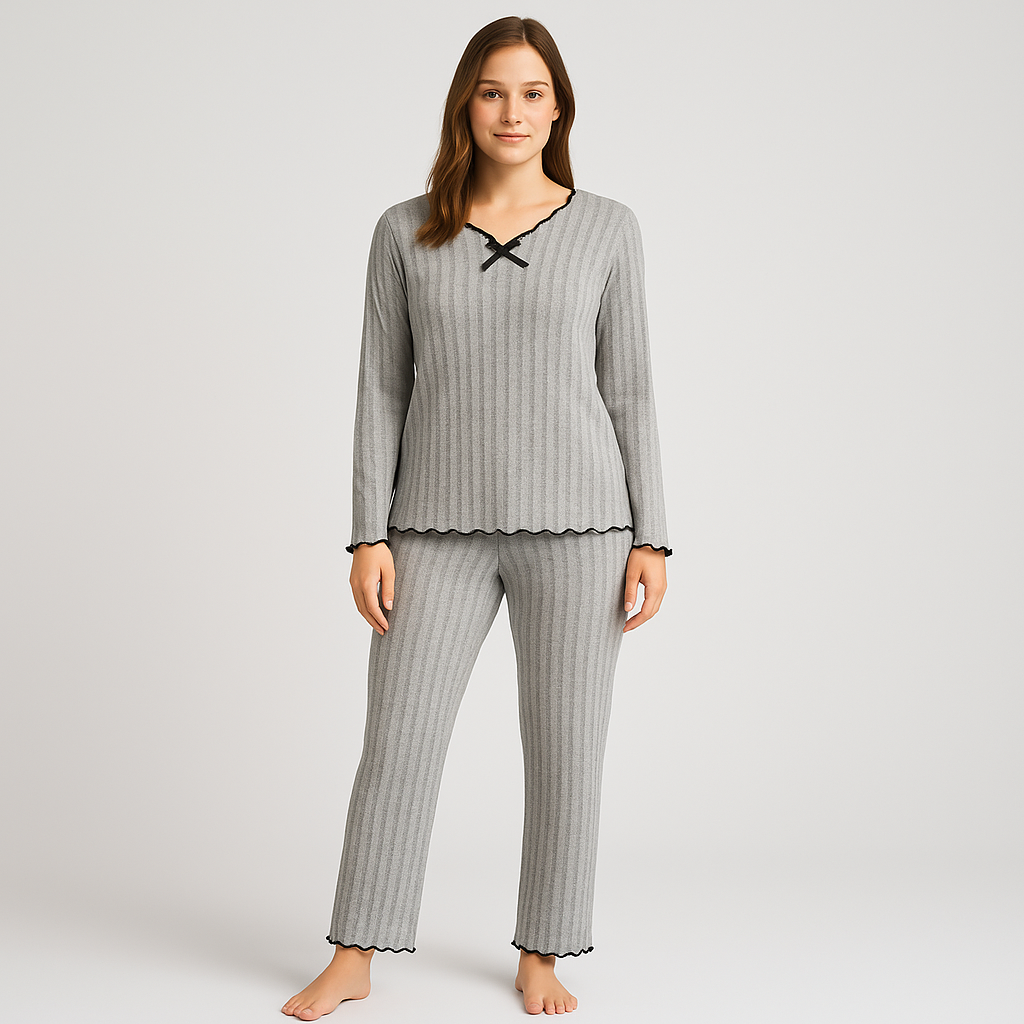 Damen-Pyjama-Set – Bequeme und stylische Nachtwäsche