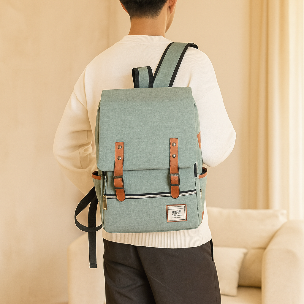 Robuste Outdoor-Tasche für Damen und Herren mit Laptop-Aufbewahrung