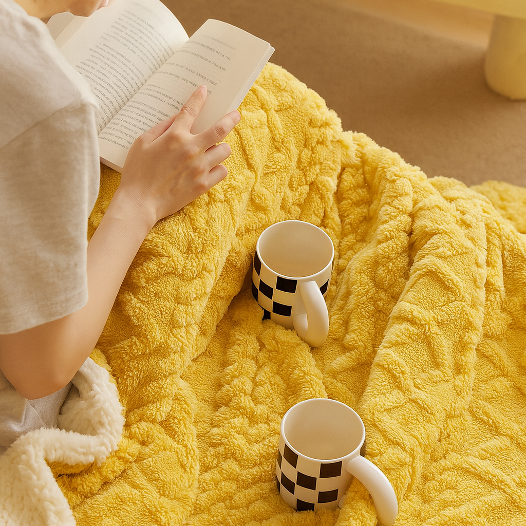 Soren | Dicke Winterdecke aus Lammwolle