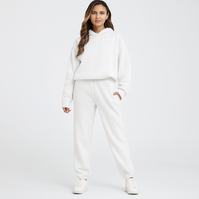 Ultimatives Komfort-Set aus Hoodie und Jogginghose – Gemütliche 2-teilige Loungewear für Frauen