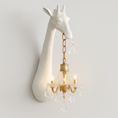 GlowNeck – Giraffenförmige LED-Wandlampe mit warmem, weichem Licht für einzigartige Einrichtung