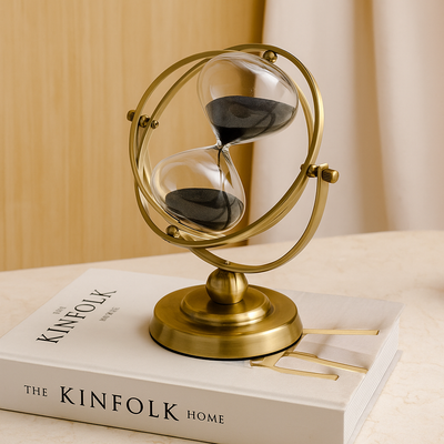 ClarityFlow – Elegante Sanduhr mit beruhigendem Sandlauf und Stil