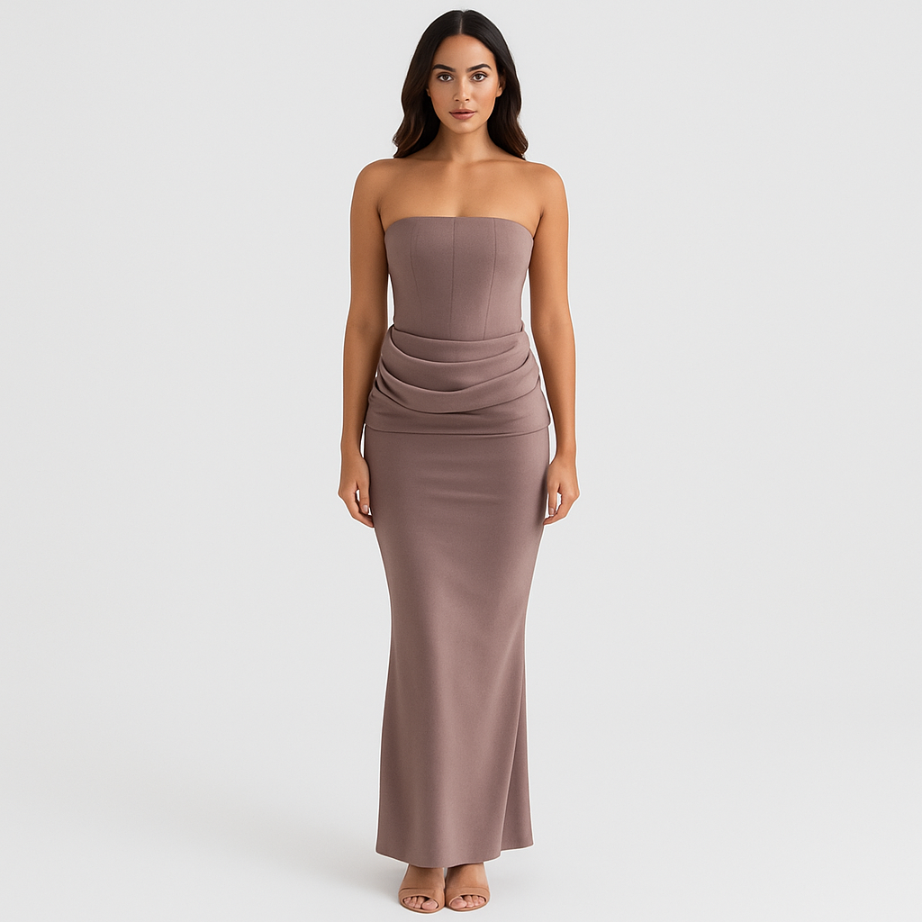 Vivienne – Elegantes Retro-Trägerloses Partykleid