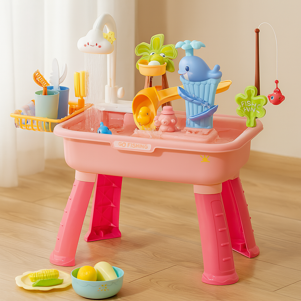 Splash ‘n Fish - Lustiges Wasser-Spiel für Kinder mit Meersalzfischfang