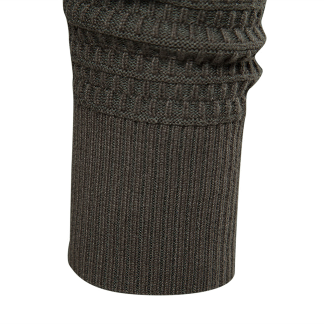 Einfache Winterstrickjacke für Männer