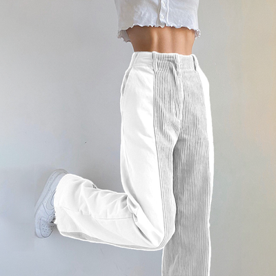 Lauren | Casual Stylish Hoch Taillierte Cordhose