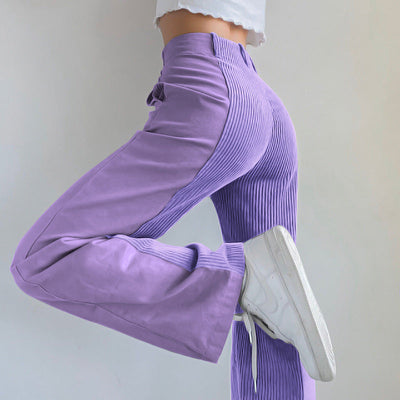 Lauren | Casual Stylish Hoch Taillierte Cordhose