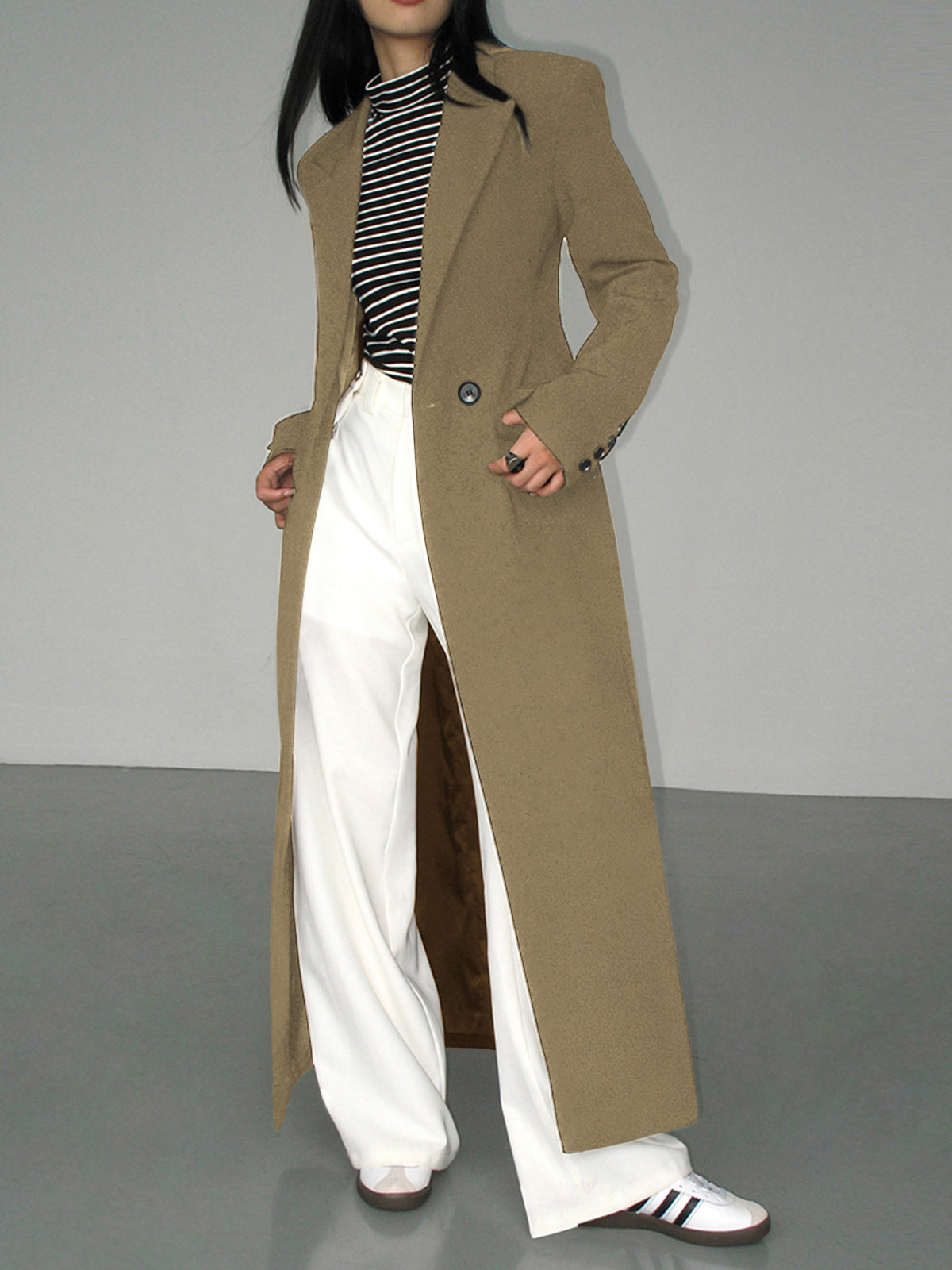 Damen Blazer Mantel Regular Fit