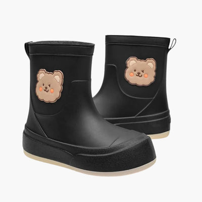 Damen Gummistiefel mit Bären-Design