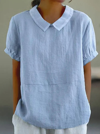 Diana | Elegantes Top mit Vintage Kragen