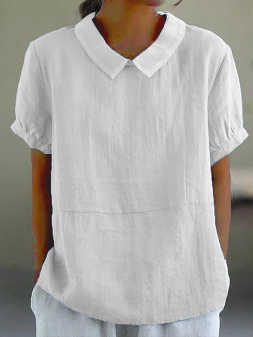 Diana | Elegantes Top mit Vintage Kragen