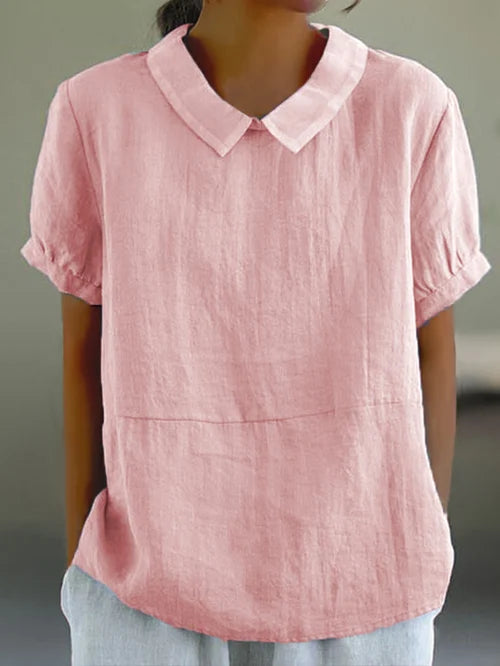 Diana | Elegantes Top mit Vintage Kragen