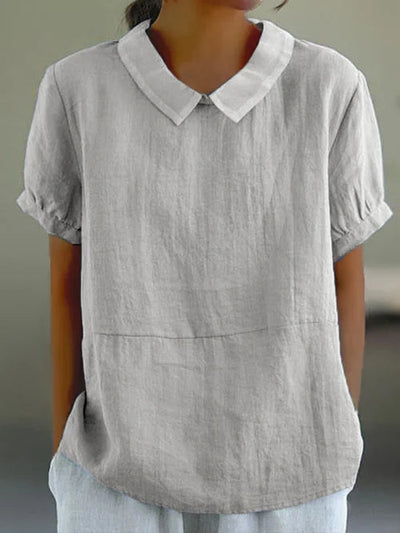 Diana | Elegantes Top mit Vintage Kragen