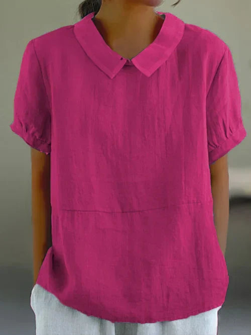 Diana | Elegantes Top mit Vintage Kragen