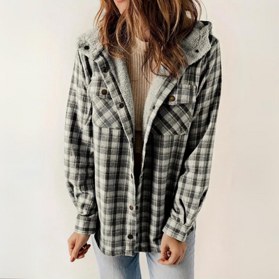 Karierte Jacke für Damen