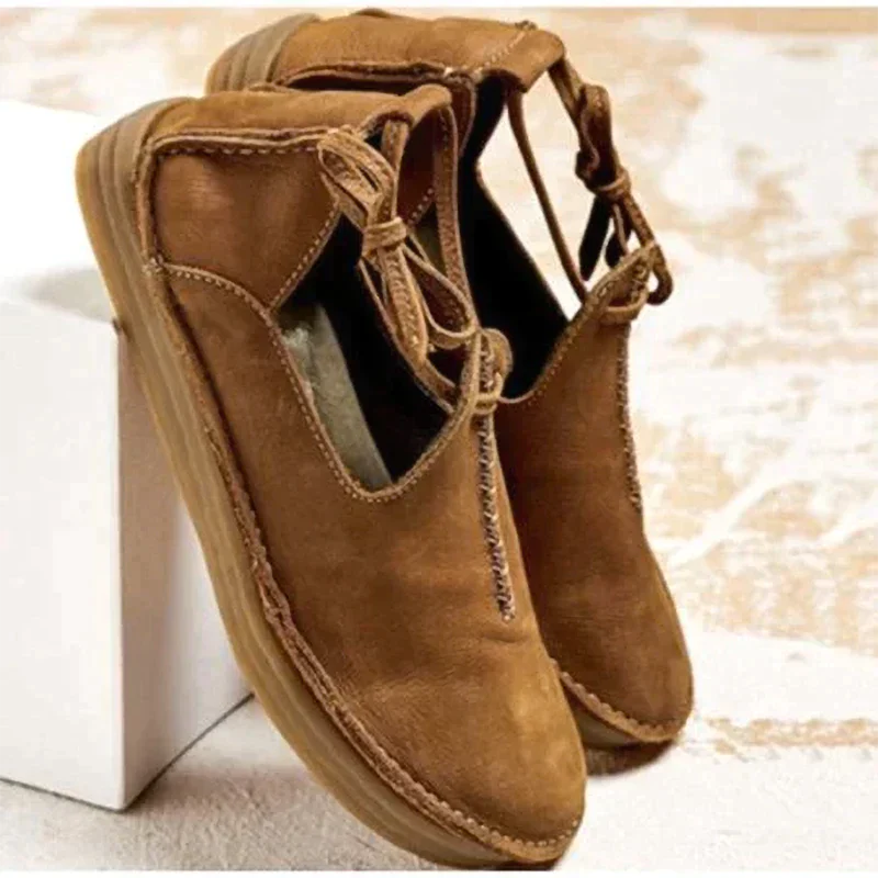 Heidi-Mode | Modische Wildlederschuhe mit Rutschfester Sohle für Komfort