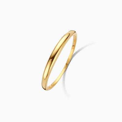 Gold Slim Dome Ring