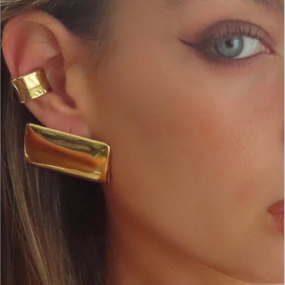 Jona – Geometrische Statement-Ohrringe